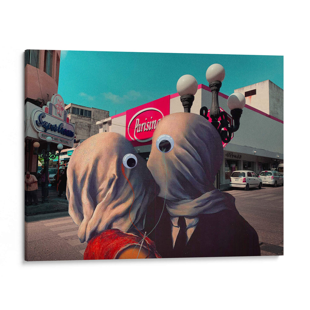 The Parisina Lovers - ruda | Cuadro decorativo de Canvas Lab