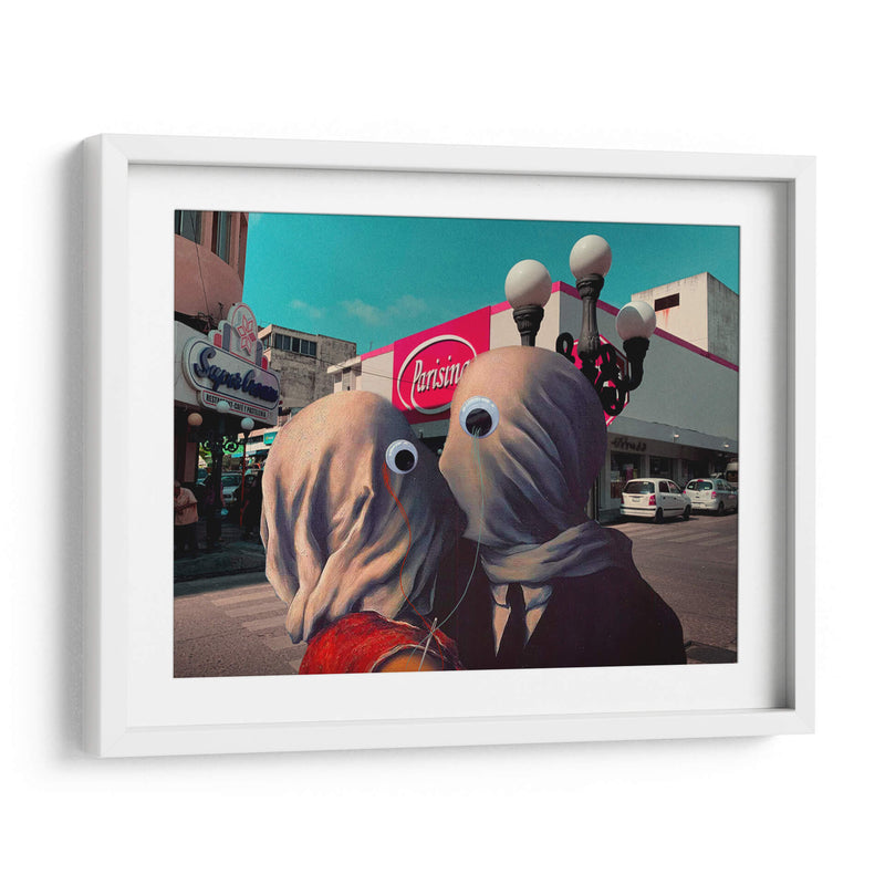 The Parisina Lovers - ruda | Cuadro decorativo de Canvas Lab