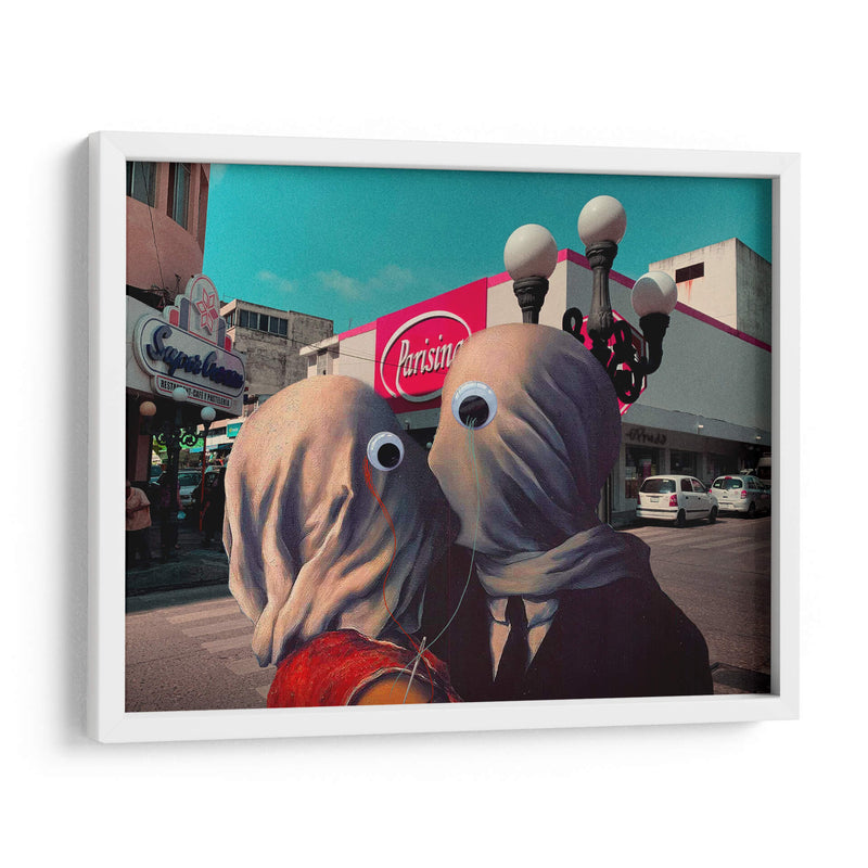 The Parisina Lovers - ruda | Cuadro decorativo de Canvas Lab