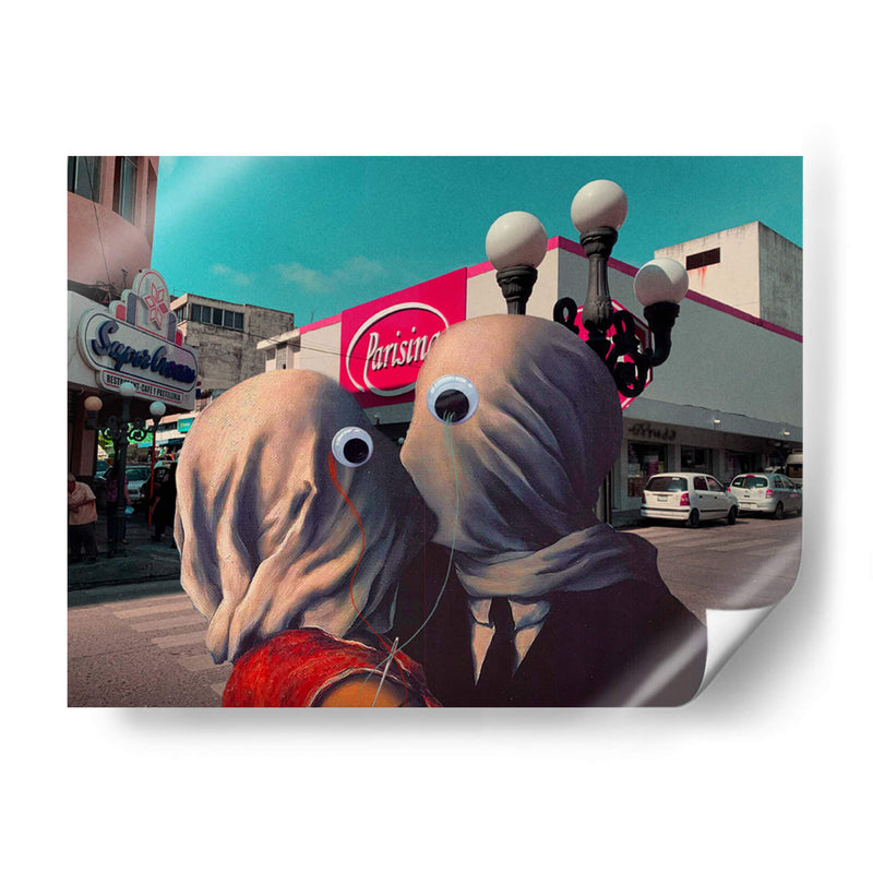 The Parisina Lovers - ruda | Cuadro decorativo de Canvas Lab