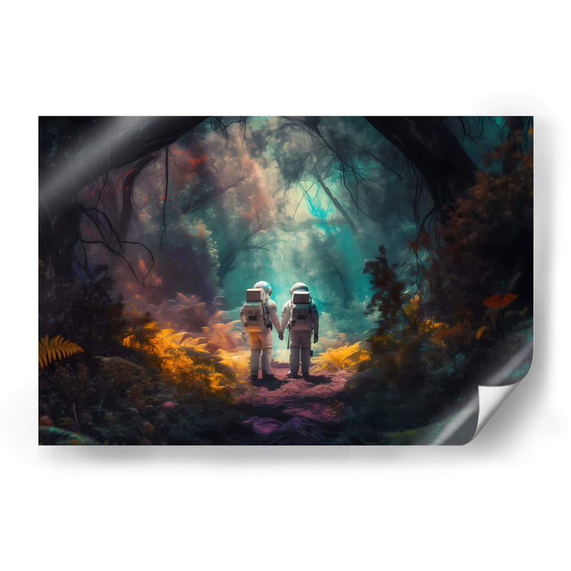 Paseando en el bosque - Erick Palencia | Cuadro decorativo de Canvas Lab