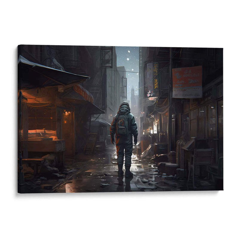 Soledad en la ciudad - Erick Palencia | Cuadro decorativo de Canvas Lab