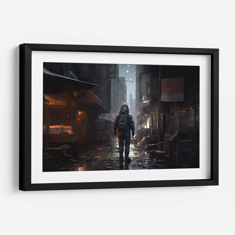 Soledad en la ciudad - Erick Palencia | Cuadro decorativo de Canvas Lab