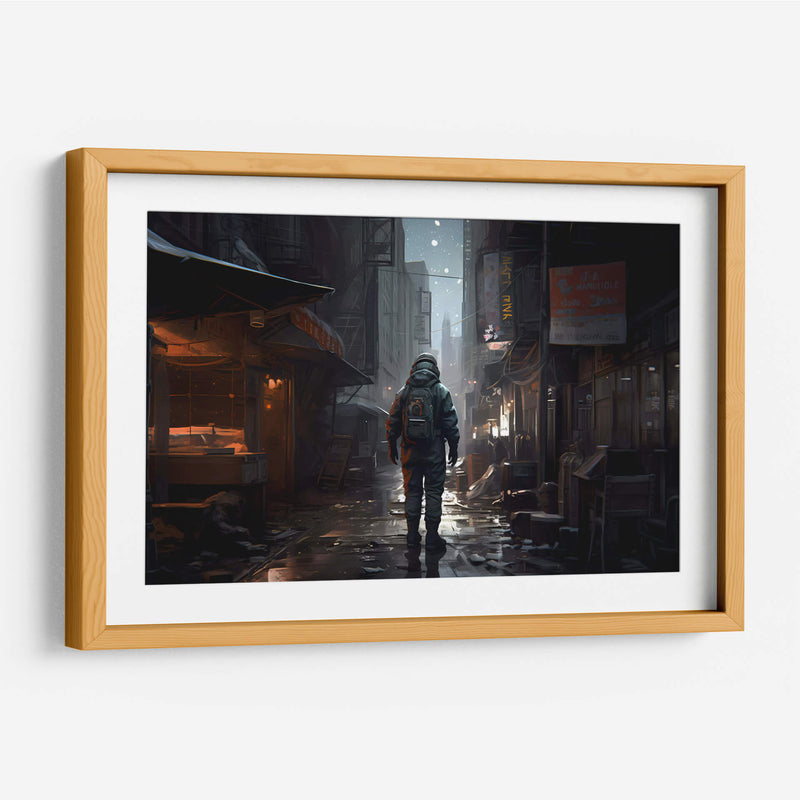 Soledad en la ciudad - Erick Palencia | Cuadro decorativo de Canvas Lab