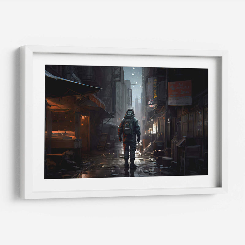 Soledad en la ciudad - Erick Palencia | Cuadro decorativo de Canvas Lab