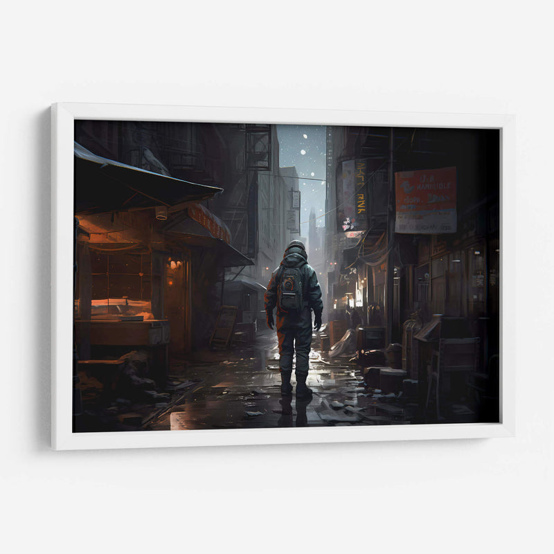 Soledad en la ciudad - Erick Palencia | Cuadro decorativo de Canvas Lab