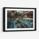 Descansando en la Alberca - Erick Palencia | Cuadro decorativo de Canvas Lab