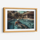 Descansando en la Alberca - Erick Palencia | Cuadro decorativo de Canvas Lab