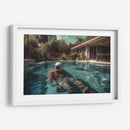 Descansando en la Alberca - Erick Palencia | Cuadro decorativo de Canvas Lab