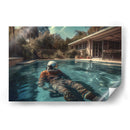 Descansando en la Alberca - Erick Palencia | Cuadro decorativo de Canvas Lab