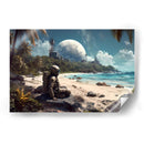 Contemplando la playa - Erick Palencia | Cuadro decorativo de Canvas Lab