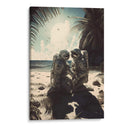 Juntos en la Playa - Erick Palencia | Cuadro decorativo de Canvas Lab