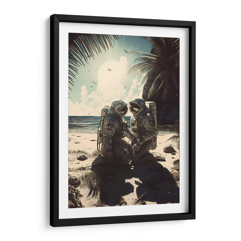 Juntos en la Playa - Erick Palencia | Cuadro decorativo de Canvas Lab