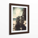 Juntos en la Playa - Erick Palencia | Cuadro decorativo de Canvas Lab