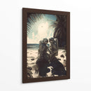 Juntos en la Playa - Erick Palencia | Cuadro decorativo de Canvas Lab