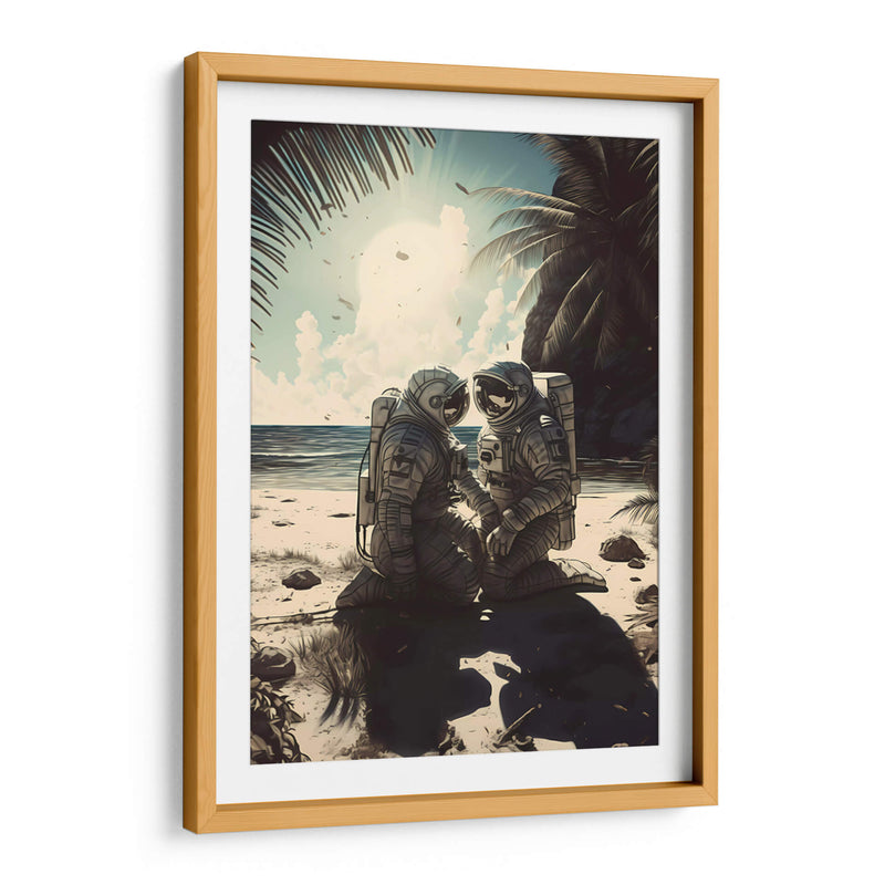 Juntos en la Playa - Erick Palencia | Cuadro decorativo de Canvas Lab