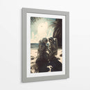 Juntos en la Playa - Erick Palencia | Cuadro decorativo de Canvas Lab