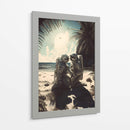 Juntos en la Playa - Erick Palencia | Cuadro decorativo de Canvas Lab