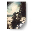 Juntos en la Playa - Erick Palencia | Cuadro decorativo de Canvas Lab