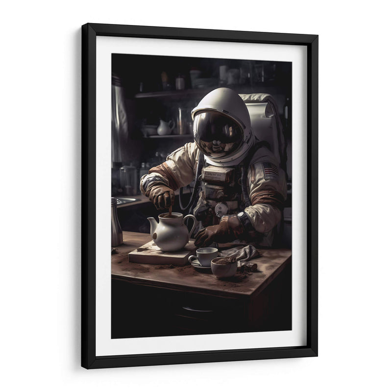 Preparando el café - Erick Palencia | Cuadro decorativo de Canvas Lab