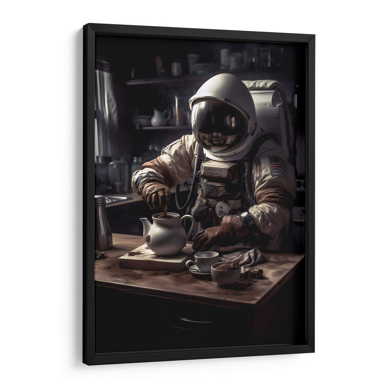 Preparando el café - Erick Palencia | Cuadro decorativo de Canvas Lab