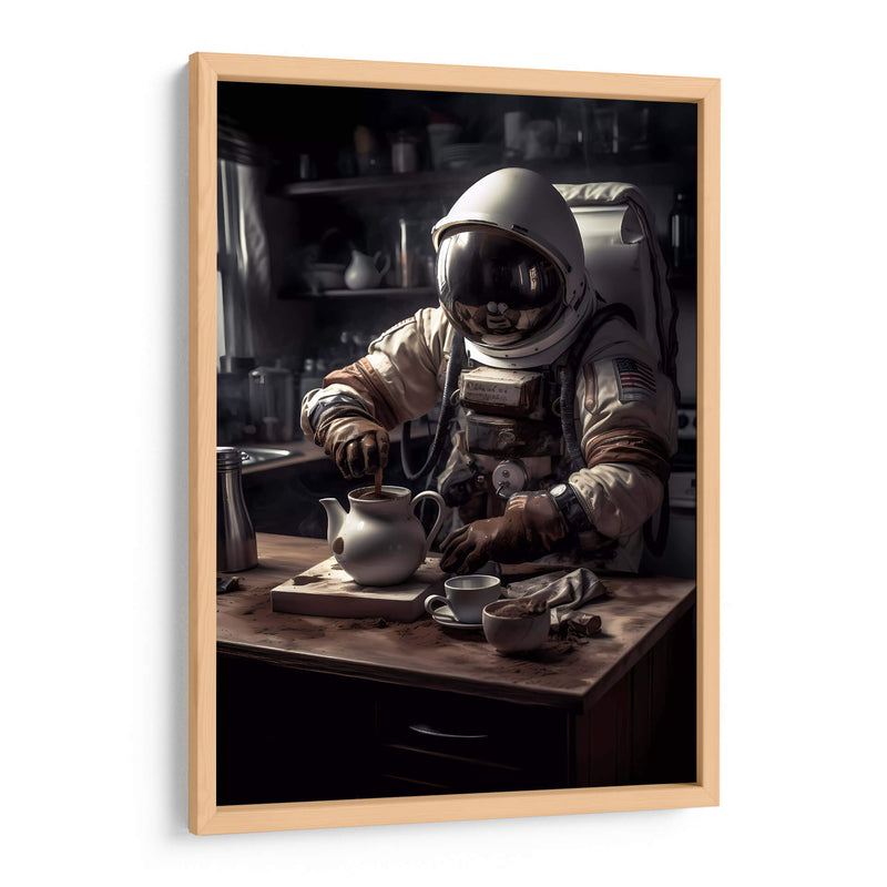 Preparando el café - Erick Palencia | Cuadro decorativo de Canvas Lab