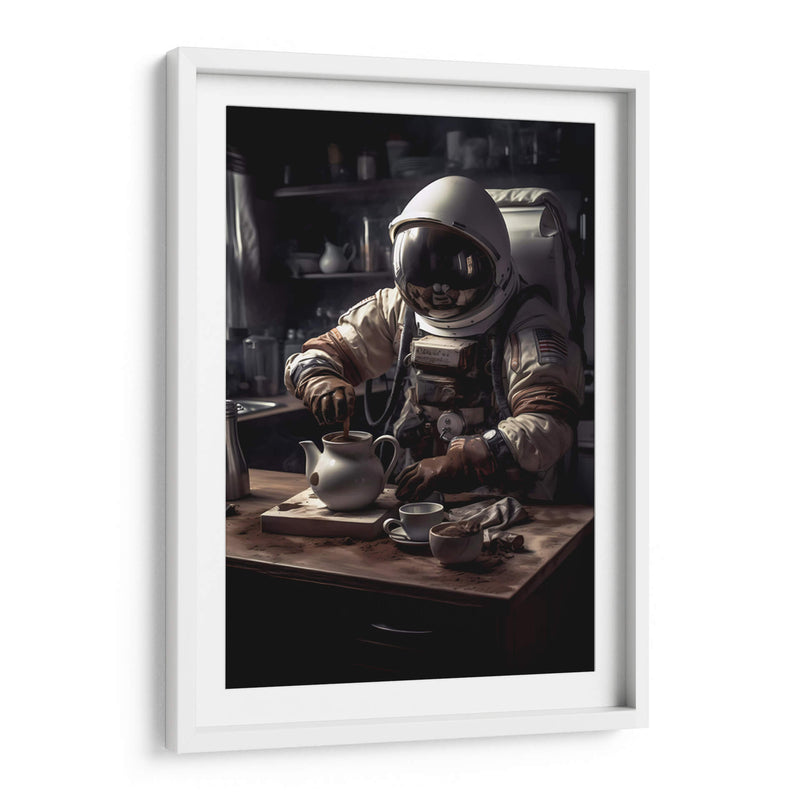 Preparando el café - Erick Palencia | Cuadro decorativo de Canvas Lab