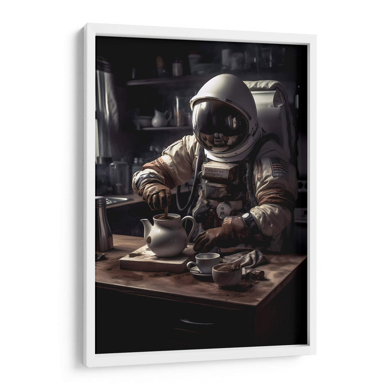 Preparando el café - Erick Palencia | Cuadro decorativo de Canvas Lab