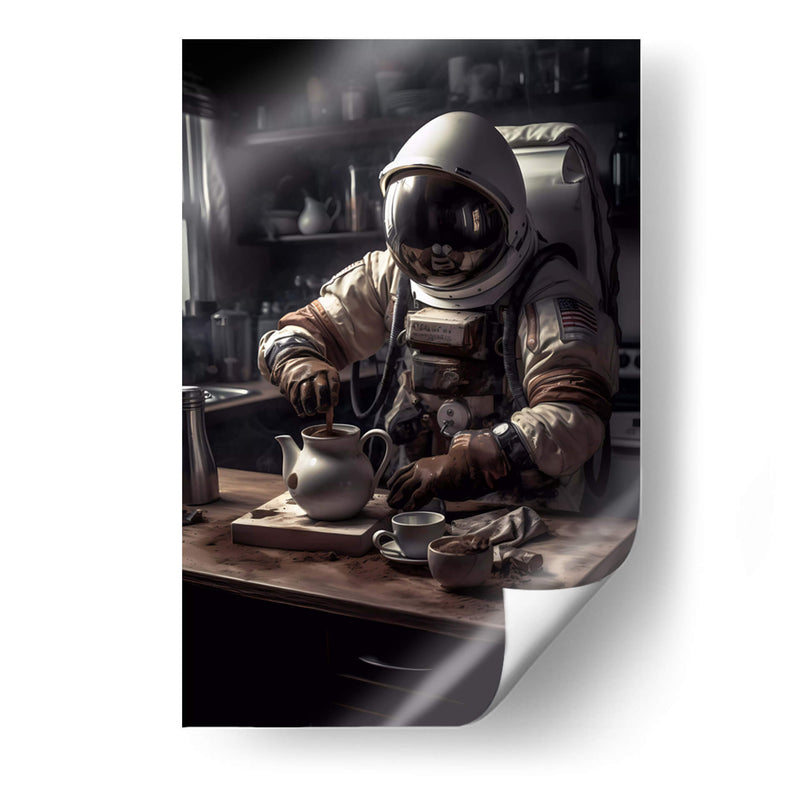 Preparando el café - Erick Palencia | Cuadro decorativo de Canvas Lab