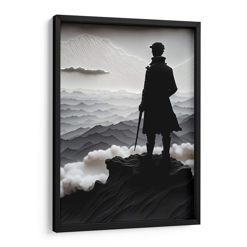 El Caminante sobre nubes - Mafer Villarreal | Cuadro decorativo de Canvas Lab