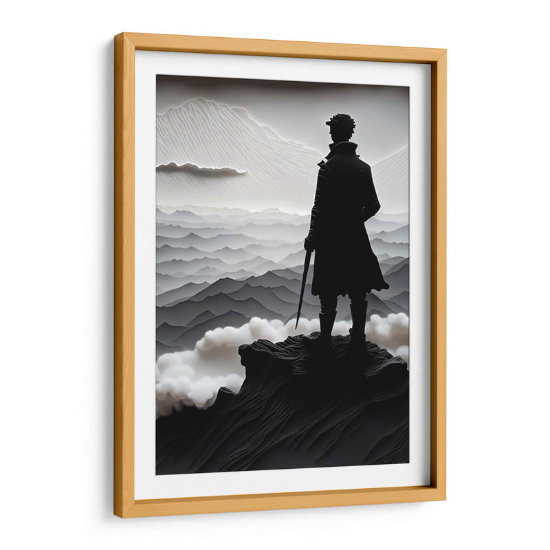 El Caminante sobre nubes - Mafer Villarreal | Cuadro decorativo de Canvas Lab