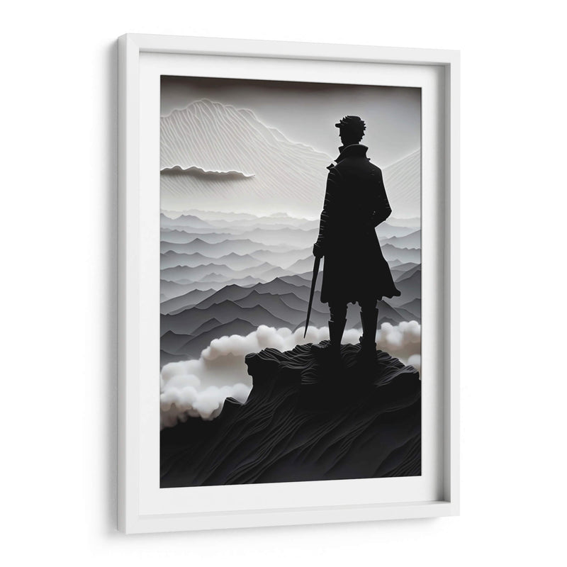 El Caminante sobre nubes - Mafer Villarreal | Cuadro decorativo de Canvas Lab