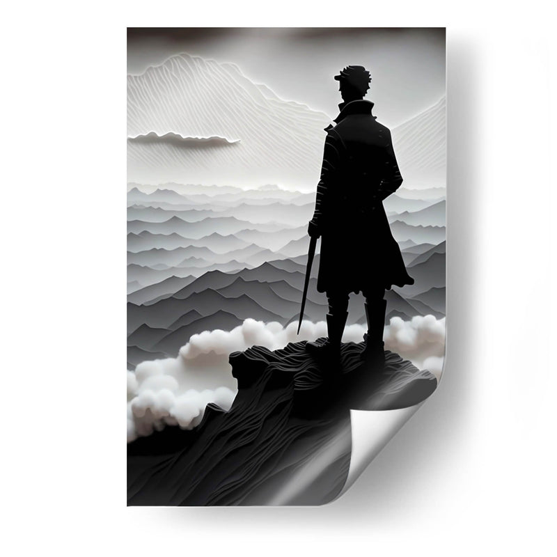 El Caminante sobre nubes - Mafer Villarreal | Cuadro decorativo de Canvas Lab