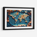 Mapa del Mundo - Mafer Villarreal | Cuadro decorativo de Canvas Lab