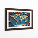 Mapa del Mundo - Mafer Villarreal | Cuadro decorativo de Canvas Lab