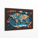 Mapa del Mundo - Mafer Villarreal | Cuadro decorativo de Canvas Lab