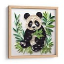 Panda merendando - Mafer Villarreal | Cuadro decorativo de Canvas Lab