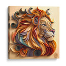 Solemne Leon - Mafer Villarreal | Cuadro decorativo de Canvas Lab