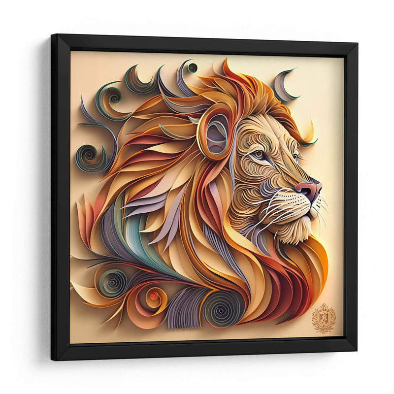 Solemne Leon - Mafer Villarreal | Cuadro decorativo de Canvas Lab