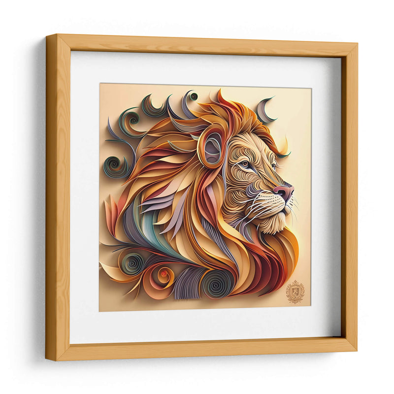 Solemne Leon - Mafer Villarreal | Cuadro decorativo de Canvas Lab
