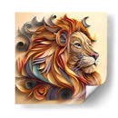 Solemne Leon - Mafer Villarreal | Cuadro decorativo de Canvas Lab