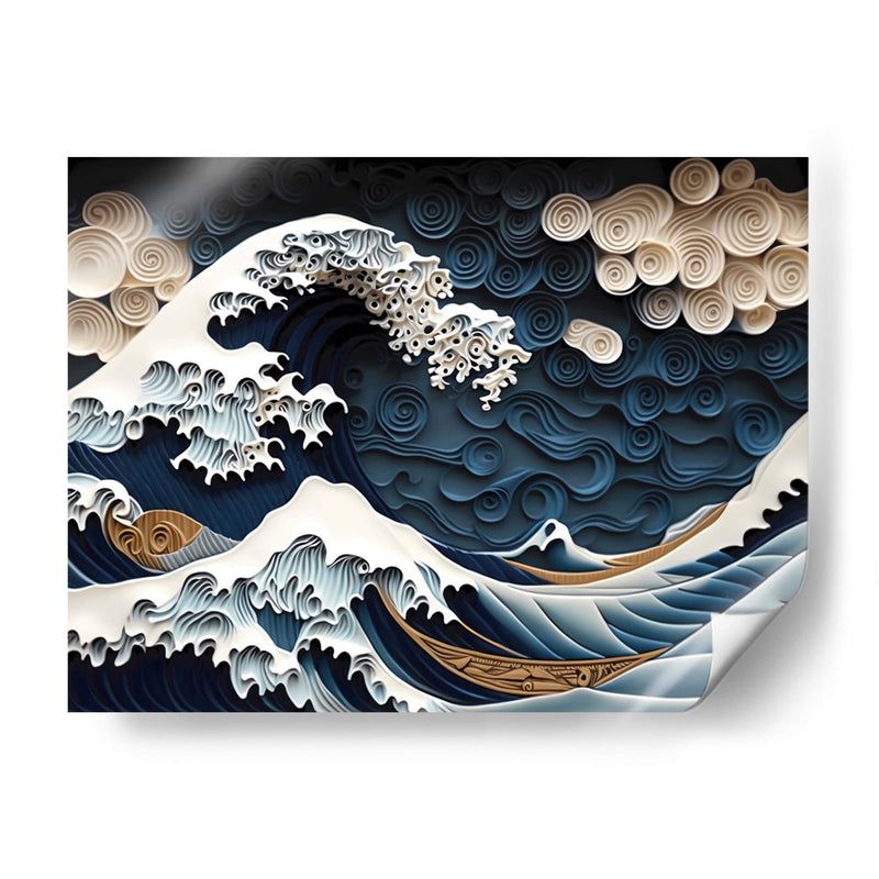 La Gran Ola - Mafer Villarreal | Cuadro decorativo de Canvas Lab