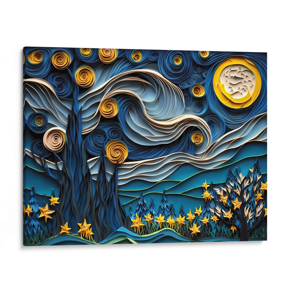 La Noche Estrellada - Mafer Villarreal | Cuadro decorativo de Canvas Lab