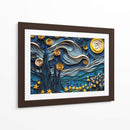 La Noche Estrellada - Mafer Villarreal | Cuadro decorativo de Canvas Lab