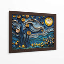 La Noche Estrellada - Mafer Villarreal | Cuadro decorativo de Canvas Lab