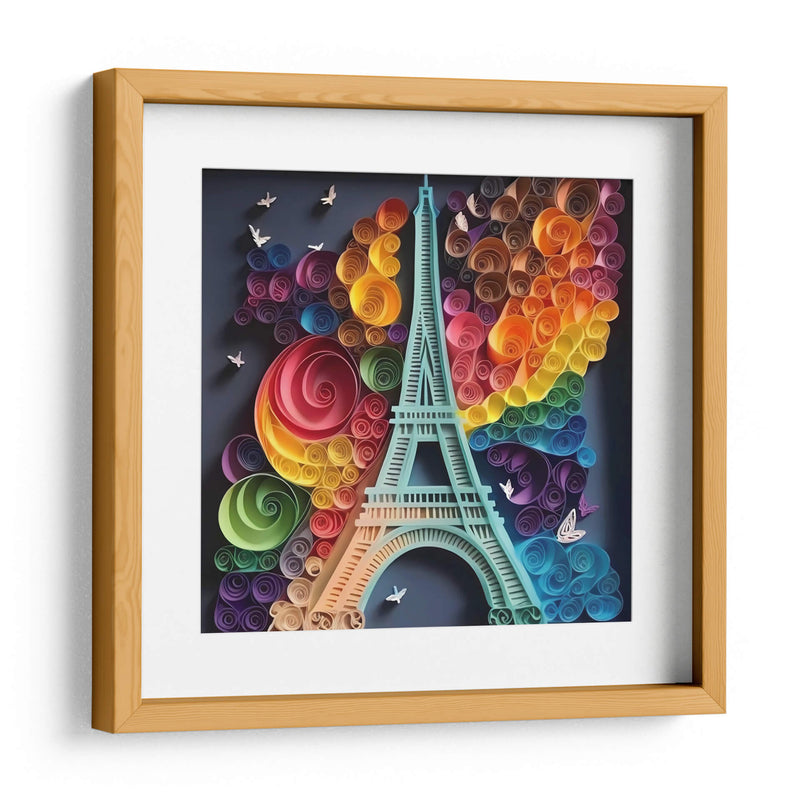 Eiffel de colores - Mafer Villarreal | Cuadro decorativo de Canvas Lab