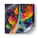 Eiffel de colores - Mafer Villarreal | Cuadro decorativo de Canvas Lab