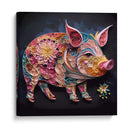 Puerquito Valiente - Mafer Villarreal | Cuadro decorativo de Canvas Lab