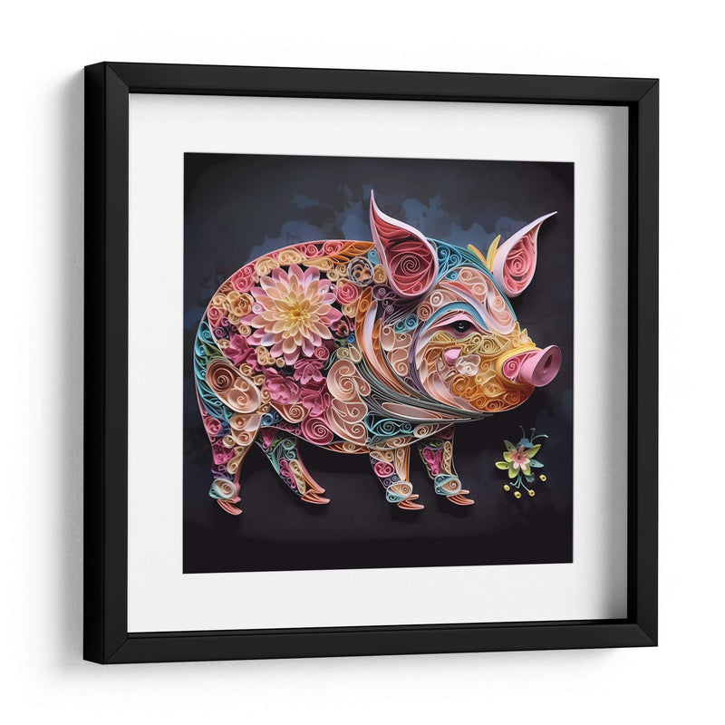 Puerquito Valiente - Mafer Villarreal | Cuadro decorativo de Canvas Lab