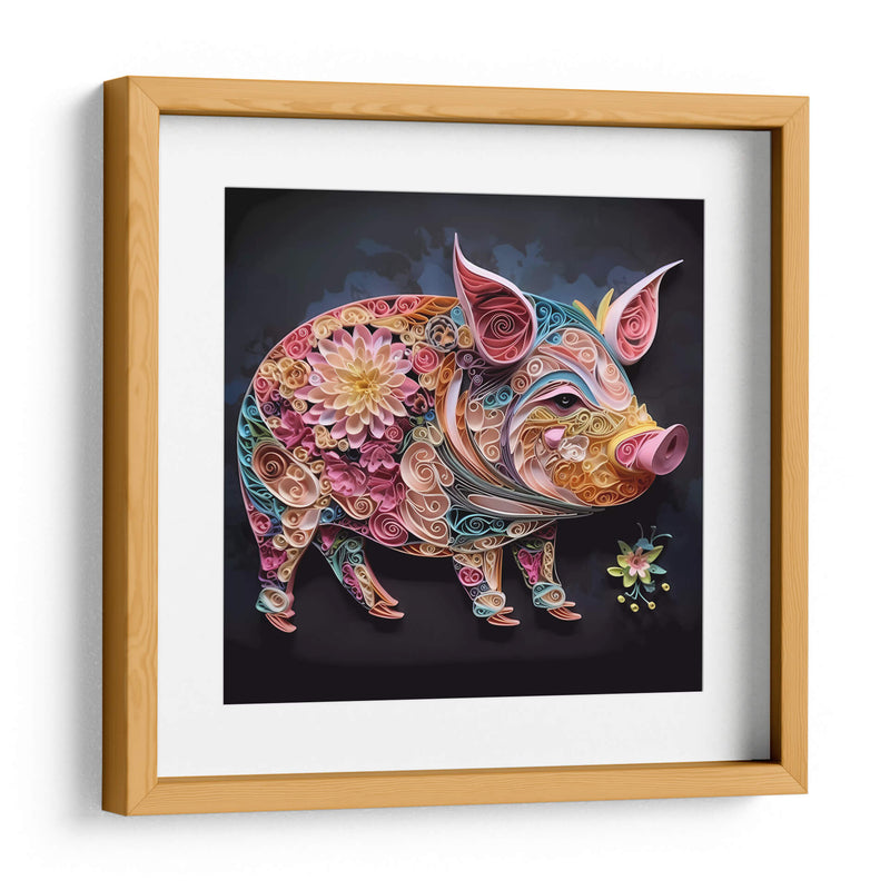 Puerquito Valiente - Mafer Villarreal | Cuadro decorativo de Canvas Lab